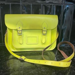 Neon Yellow Cambridge Satchel Company